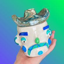 Load image into Gallery viewer, Ocean Marble Hat Cowboy (one-off)