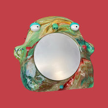 Load image into Gallery viewer, Stand-Up Mirror in Green Marble (On-off)