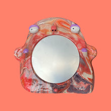 Load image into Gallery viewer, Stand-Up Mirror in Lilac & Peach Marble (One-off)