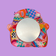 Load image into Gallery viewer, Groovin Stand-Up Mirror in Pink (One-off)