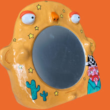 Load image into Gallery viewer, Orange Vibin Cow-Boy Stand-Up Mirror (One-off)