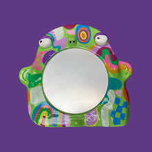 Load image into Gallery viewer, Groovin Stand-Up Mirror in Green (One-off)