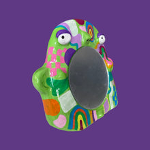Load image into Gallery viewer, Groovin Stand-Up Mirror in Green (One-off)