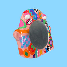 Load image into Gallery viewer, Funky Stand-Up Mirror in Pink (One-off)