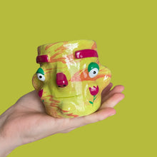 Load image into Gallery viewer, Lil Marbled Tulip Garden Pot in (One-Off)