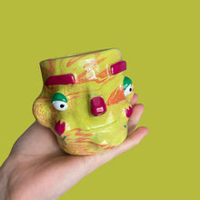 Load image into Gallery viewer, Lil Marbled Tulip Garden Pot in (One-Off)