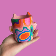Load image into Gallery viewer, Lil Multi Groovy Devil Pot (One-Off)