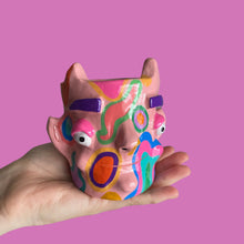 Load image into Gallery viewer, Lil Multi Groovy Devil Pot (One-Off)