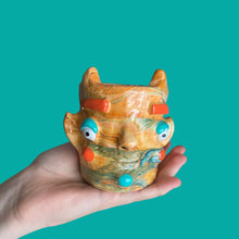 Load image into Gallery viewer, Lil Marbled Sandy Devil Pot (One-Off)