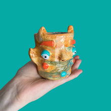 Load image into Gallery viewer, Lil Marbled Sandy Devil Pot (One-Off)
