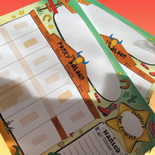 Load image into Gallery viewer, Sheriff's Top Priorities Cow-Boy Weekly A4 Notepad Planner SALE