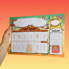Load image into Gallery viewer, Sheriff's Top Priorities Cow-Boy Weekly A4 Notepad Planner SALE