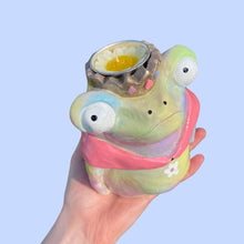 Load image into Gallery viewer, Spring Gradient Frog Tea-Light Holder

