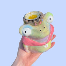 Load image into Gallery viewer, Spring Gradient Frog Tea-Light Holder