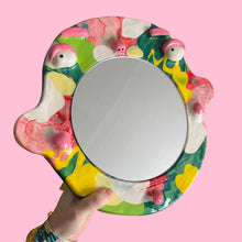 Load image into Gallery viewer, Summer Splodges BIG Ponky Wall Mirror (One-Off)