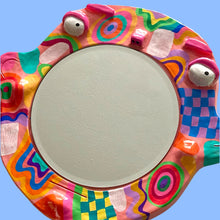 Load image into Gallery viewer, Funky Pink BIG Ponky Wall Mirror (One-Off)