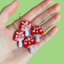 Load image into Gallery viewer, Mushroom Earrings