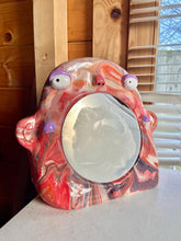 Load image into Gallery viewer, Stand-Up Mirror in Lilac & Peach Marble (One-off)