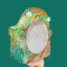 Load image into Gallery viewer, Stand-Up Mirror in Green Marble (On-off)