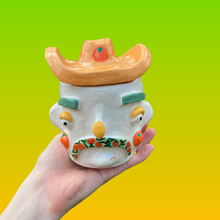 Load image into Gallery viewer, One of a kind Cow-Boy/Gal Pots (sold out)