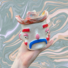 Load image into Gallery viewer, One of a kind Cow-Boy/Gal Pots (sold out)
