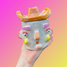 Load image into Gallery viewer, One of a kind Cow-Boy/Gal Pots (sold out)