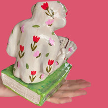 Load image into Gallery viewer, One-Off Ponky's Flower Garden Bookend