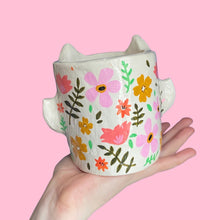 Load image into Gallery viewer, Floral Devil Pot (One-Off)