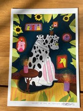 Load image into Gallery viewer, 'Gallery of Dogs' Print by PonkyWots A4