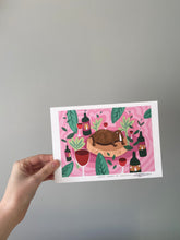 Load image into Gallery viewer, 'Boozy Beaver' Print by PonkyWots