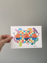 Load image into Gallery viewer, 'Party Rats' Print by PonkyWots