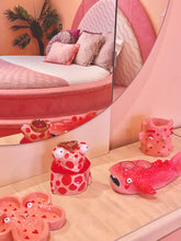 Load image into Gallery viewer, (Pre-Order) Pink Whale Shark Tealight Candle Holder