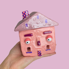 Load image into Gallery viewer, Lilac Checkerboard Incense House