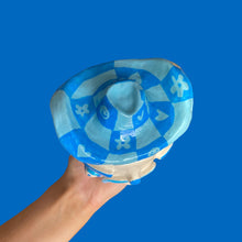 Load image into Gallery viewer, Checkerboard Cowboy in Blue