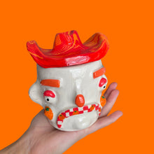 Load image into Gallery viewer, Checkerboard Cowboy in Blood Orange