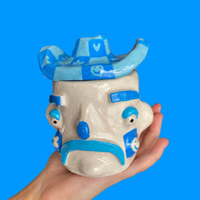 Load image into Gallery viewer, Checkerboard Cowboy in Blue