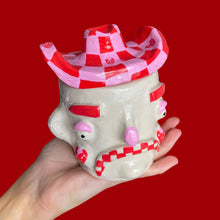 Load image into Gallery viewer, Checkerboard Cowboy in Strawberries & Cream