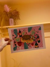 Load image into Gallery viewer, 'Boozy Beaver' Print by PonkyWots
