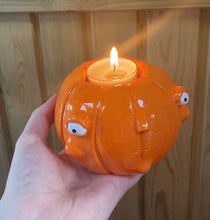 Load image into Gallery viewer, Ponky Pumpkin Tealight Candle Holder