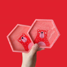 Load image into Gallery viewer, Love Bears Coaster Set