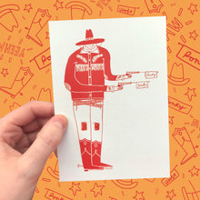 Load image into Gallery viewer, Sheriff McShooty Ponky T-Shirt by @byrowanbailey