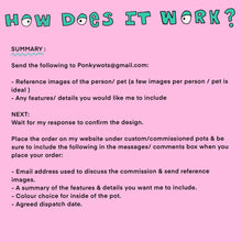 Load image into Gallery viewer, Pet Commission Pots (UK Only)