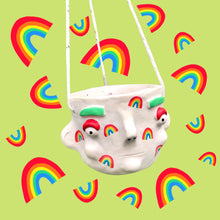 Load image into Gallery viewer, Rainbow Hanging Pot