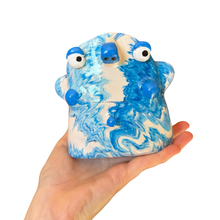 Load image into Gallery viewer, ‘No.29 Blue Skies Marbled One Off" Glasses Holder
