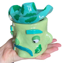 Load image into Gallery viewer, ‘Eat your greens’ Cowboy Pot (one off)
