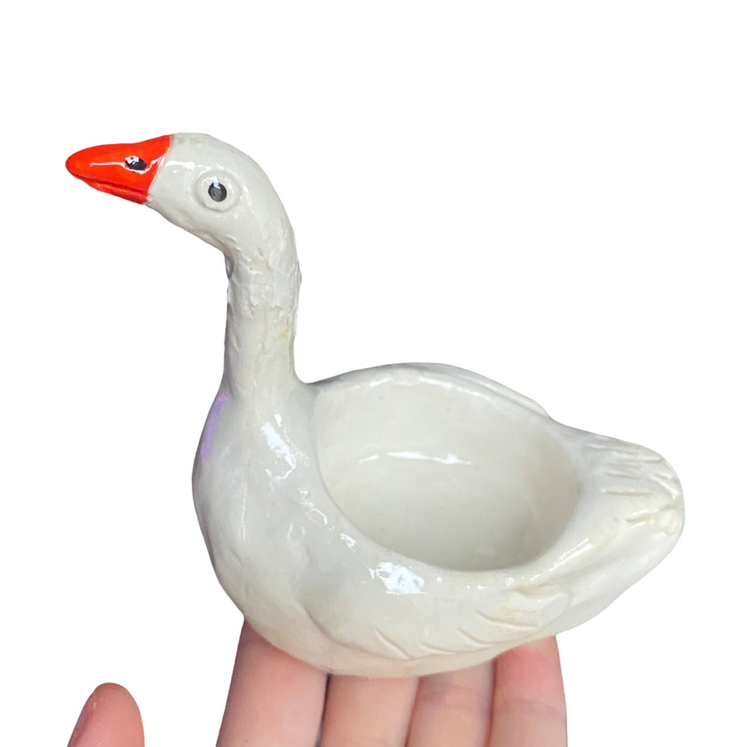 Silly Goose Ring Holder / tea light candle holder