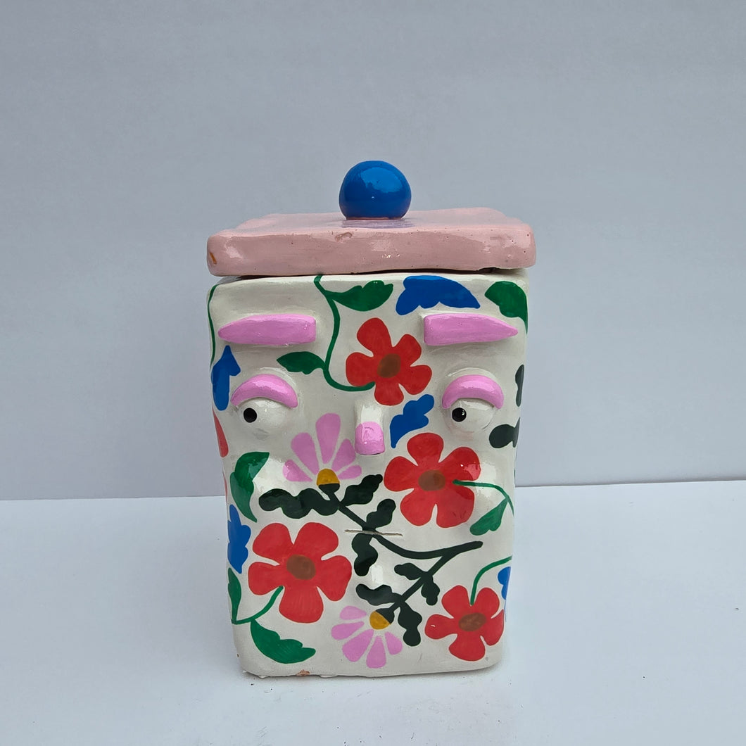 'Bonkers for Bouquets' Storage Jar (One-Off)