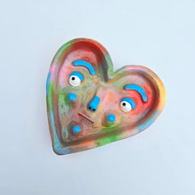 Load image into Gallery viewer, &#39;Technicolour&#39; Heart Dish (one-off)

