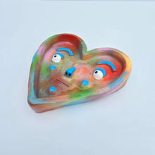 Load image into Gallery viewer, &#39;Technicolour&#39; Heart Dish (one-off)
