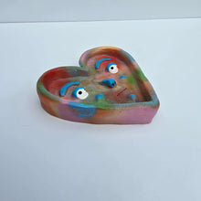 Load image into Gallery viewer, &#39;Technicolour&#39; Heart Dish (one-off)
